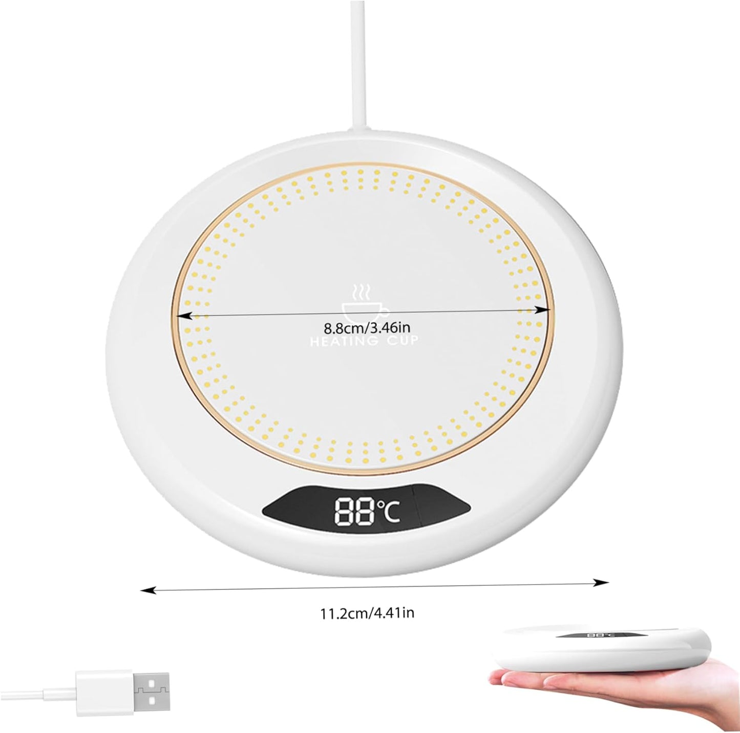 Homelez™ Thermostatic Heating Coaste